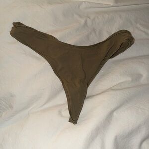 SKIMS Olive Green Thong